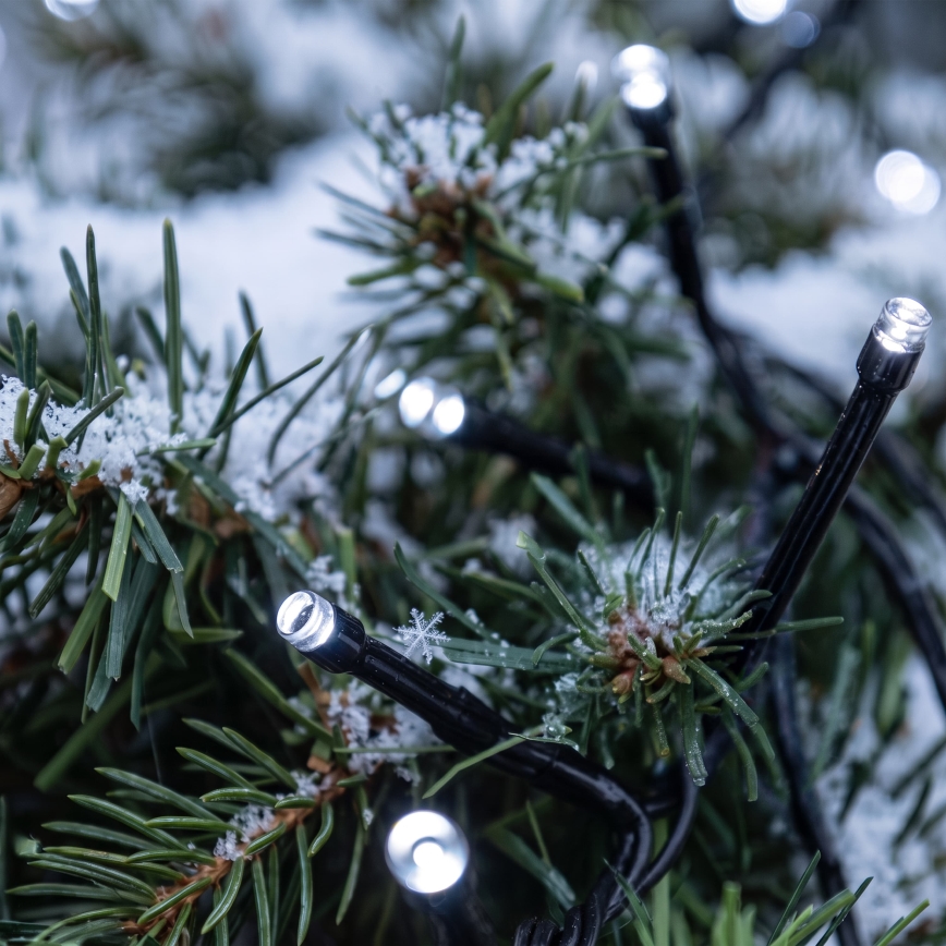 BRILAGI - LED zewnętrzny łańcuch świąteczny 800 diod LED, 21 m, IP44, zimna biel