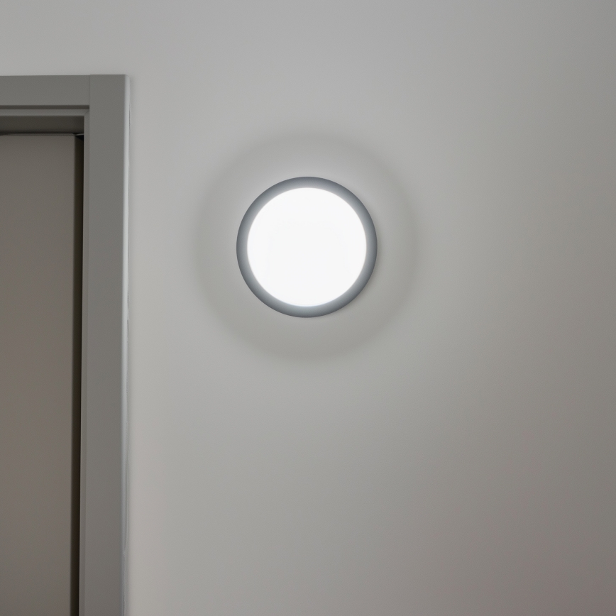 Brilagi - LED zewnętrzna lampa sufitowa LED/20W/230V śr. 23 cm IP54 antracyt