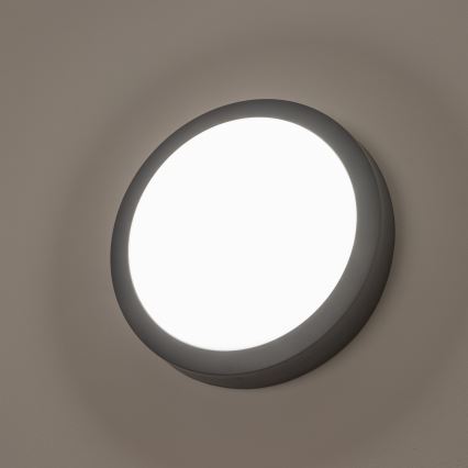 Brilagi - LED zewnętrzna lampa sufitowa LED/20W/230V śr. 23 cm IP54 antracyt
