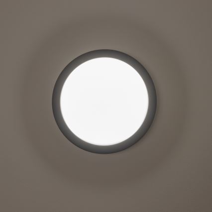 Brilagi - LED zewnętrzna lampa sufitowa LED/20W/230V śr. 23 cm IP54 antracyt