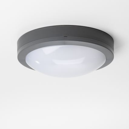 Brilagi - LED zewnętrzna lampa sufitowa LED/20W/230V śr. 23 cm IP54 antracyt