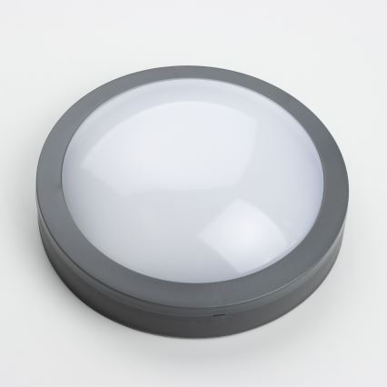 Brilagi - LED zewnętrzna lampa sufitowa LED/20W/230V śr. 23 cm IP54 antracyt