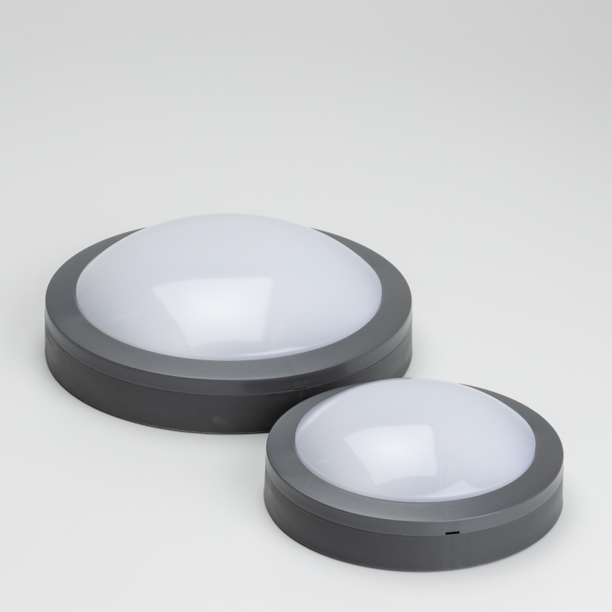 Brilagi - LED zewnętrzna lampa sufitowa LED/20W/230V śr. 23 cm IP54 antracyt