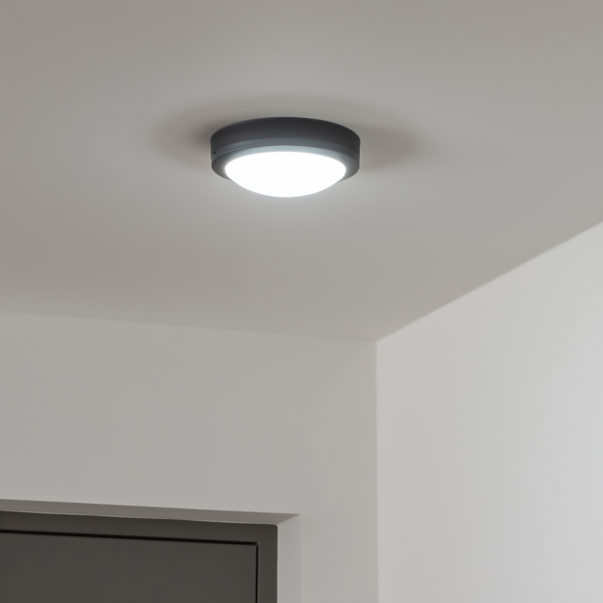 Brilagi - LED zewnętrzny plafon LED/13W/230V śr. 17 cm IP54 antracyt