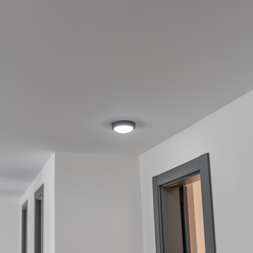 Brilagi - LED zewnętrzny plafon LED/13W/230V śr. 17 cm IP54 antracyt