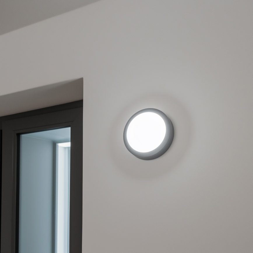 Brilagi - LED zewnętrzny plafon LED/13W/230V śr. 17 cm IP54 antracyt