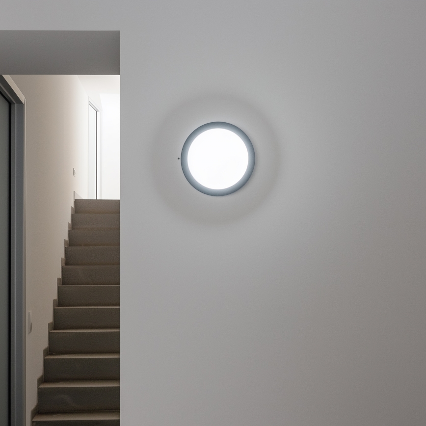 Brilagi - LED zewnętrzny plafon LED/13W/230V śr. 17 cm IP54 antracyt