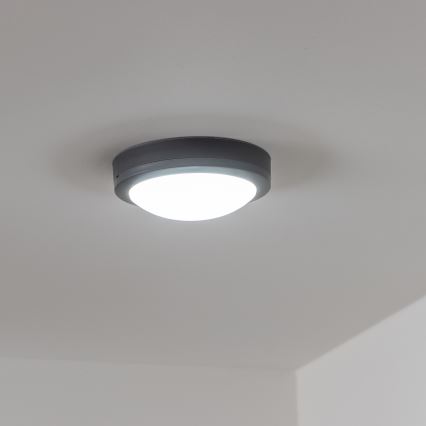 Brilagi - LED zewnętrzny plafon LED/13W/230V śr. 17 cm IP54 antracyt