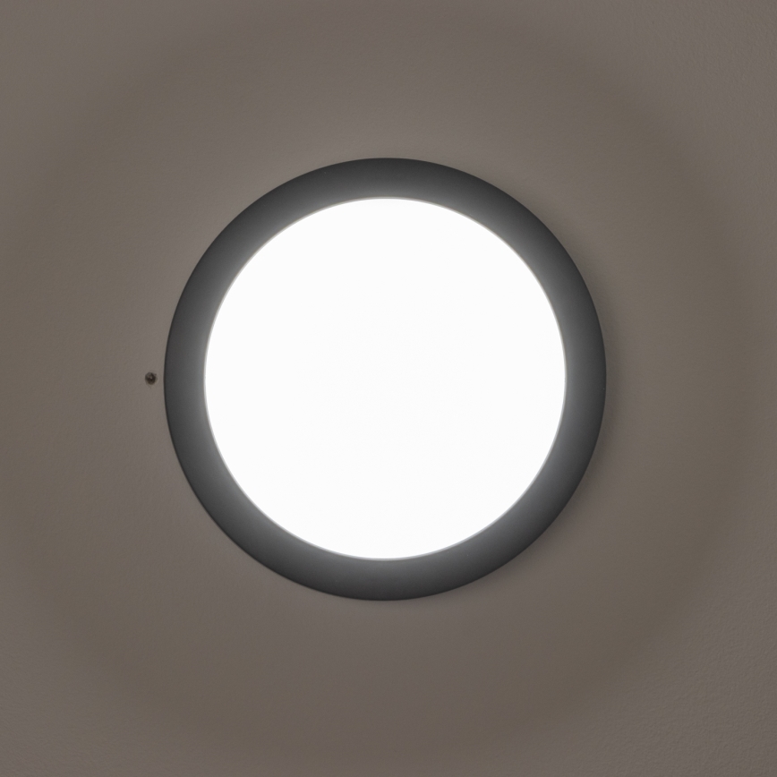 Brilagi - LED zewnętrzny plafon LED/13W/230V śr. 17 cm IP54 antracyt