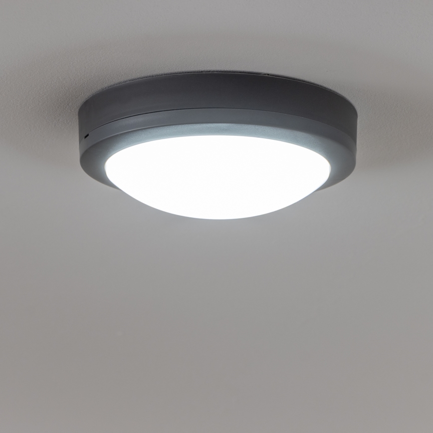 Brilagi - LED zewnętrzny plafon LED/13W/230V śr. 17 cm IP54 antracyt
