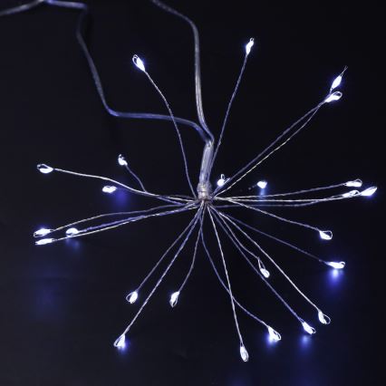 BRILAGI - LED zewnętrzny świąteczny łańcuch świetlny 150xLED 5m IP44 zimna biała efekt fajerwerków