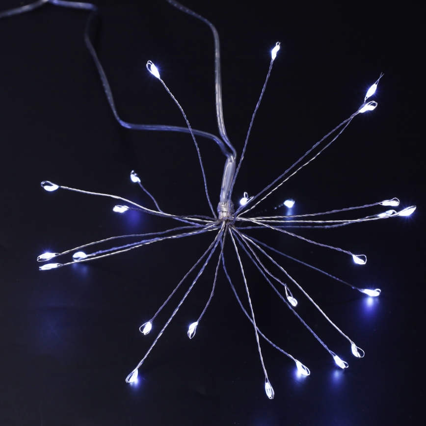 BRILAGI - LED zewnętrzny świąteczny łańcuch świetlny 150xLED 5m IP44 zimna biała efekt fajerwerków