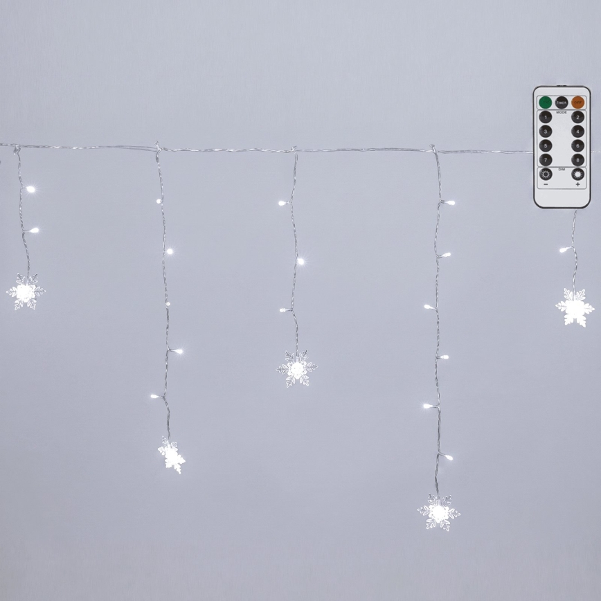 BRILAGI - LED zewnętrzny świąteczny łańcuch świetlny 60xLED/6W/6x0,7m IP44 zimne białe światło