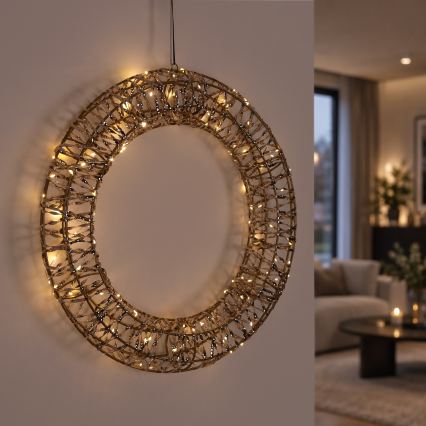 BRILAGI - LED Zewnętrzny wieniec bożonarodzeniowy LED/3,3W/230V IP44 śr. 48 cm