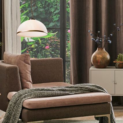 Brilagi - LED Żyrandol ANTICO 1xE27/60W/230V brązowy patyna