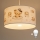 Brilagi - LED żyrandol dziecięcy na przewodzie BOBO 1xE27/60W/230V, średnica 35 cm, biały z motywem misiów