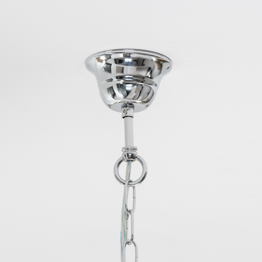 Brilagi - LED Żyrandol kryształowy na łańcuchu MOZART 4xE14/40W/230V chrom błyszczący