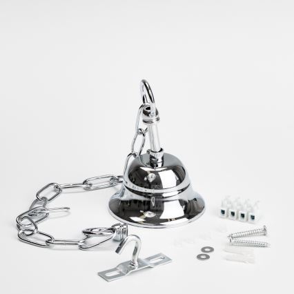 Brilagi - LED Żyrandol kryształowy na łańcuchu MOZART 4xE14/40W/230V chrom błyszczący
