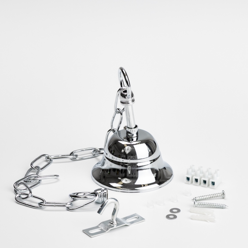 Brilagi - LED Żyrandol kryształowy na łańcuchu MOZART 5xE14/40W/230V chrom błyszczący