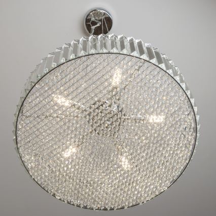 Brilagi - LED Żyrandol kryształowy na lince GLAMOUR 5xG9/42W/230V