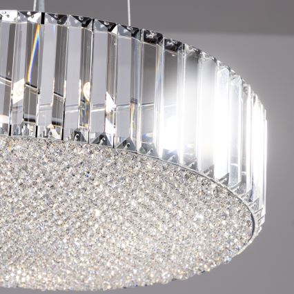 Brilagi - LED Żyrandol kryształowy na lince GLAMOUR 5xG9/42W/230V