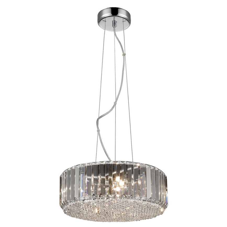 Brilagi - LED Żyrandol kryształowy na lince GLAMOUR 5xG9/42W/230V