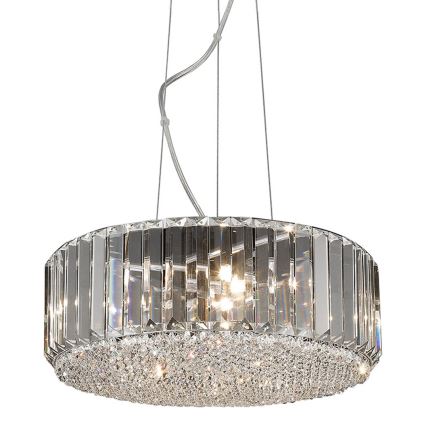 Brilagi - LED Żyrandol kryształowy na lince GLAMOUR 5xG9/42W/230V