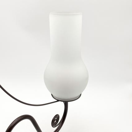 Brilagi - LED Żyrandol na łańcuchu COTTAGE 3xE14/40W/230V brązowy/biały