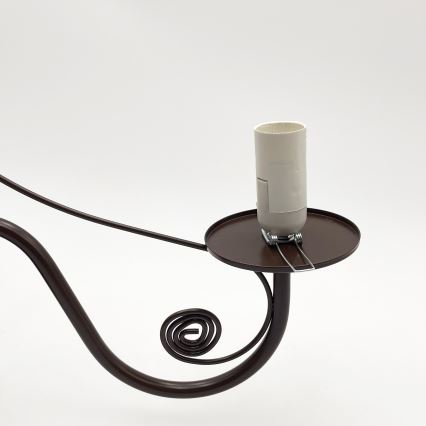 Brilagi - LED Żyrandol na łańcuchu COTTAGE 3xE14/40W/230V brązowy/biały