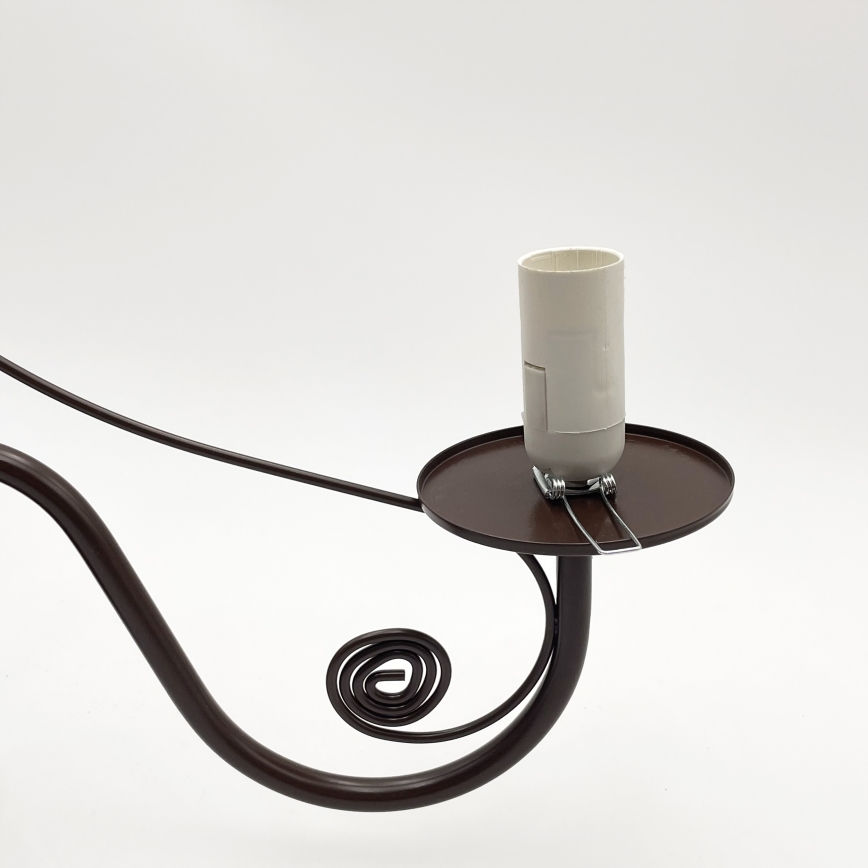 Brilagi - LED Żyrandol na łańcuchu COTTAGE 3xE14/40W/230V brązowy/biały