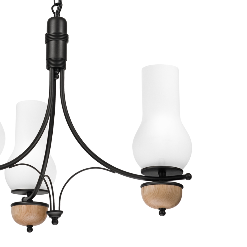 Brilagi - LED Żyrandol na łańcuchu COTTAGE 3xE14/40W/230V buk/biały
