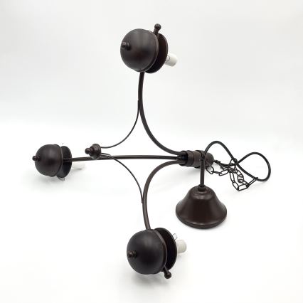 Brilagi - LED Żyrandol na łańcuchu COTTAGE 3xE14/40W/230V dąb/biały