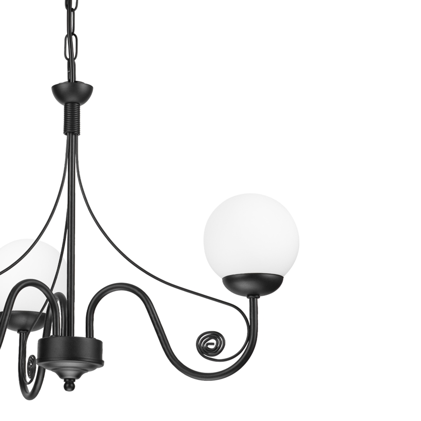 Brilagi - LED Żyrandol na łańcuchu COTTAGE 3xG9/40W/230V czarny/biały