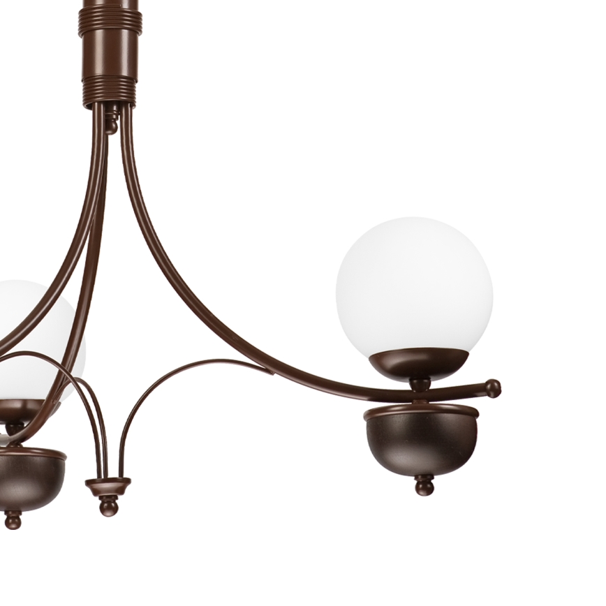 Brilagi - LED Żyrandol na łańcuchu COTTAGE 3xG9/40W/230V dąb/biały