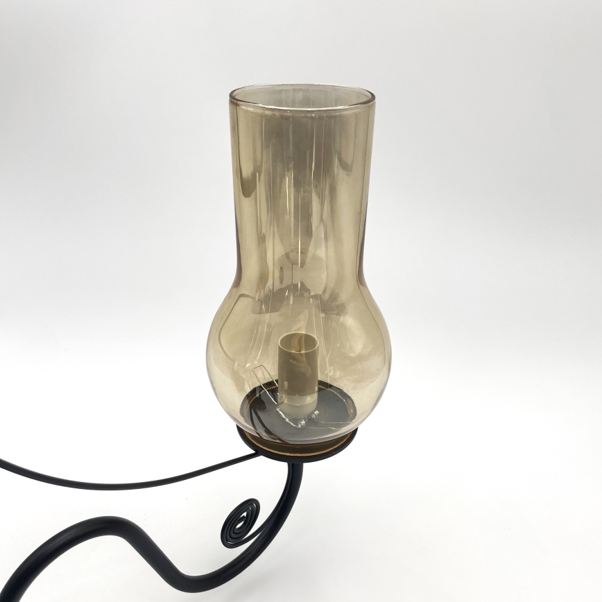 Brilagi - LED Żyrandol na łańcuchu COTTAGE 5xE14/40W/230V czarny/brązowy