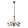 Brilagi - LED Żyrandol na łańcuchu COTTAGE 5xG9/40W/230V brązowy/biały