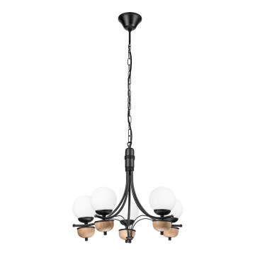 Brilagi - LED Żyrandol na łańcuchu COTTAGE 5xG9/40W/230V buk/biały