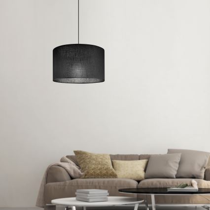 Brilagi - LED Żyrandol na lince ANTHONY 1xE27/60W/230V dąb/czarny