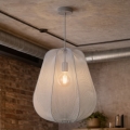 Brilagi - LED żyrandol na lince ARVEN 1xE27/8W/230V śr. 37 cm szary