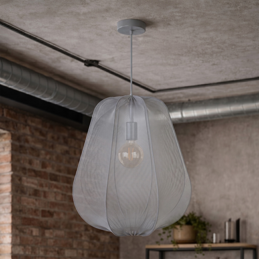 Brilagi - LED żyrandol na lince ARVEN 1xE27/8W/230V śr. 37 cm szary