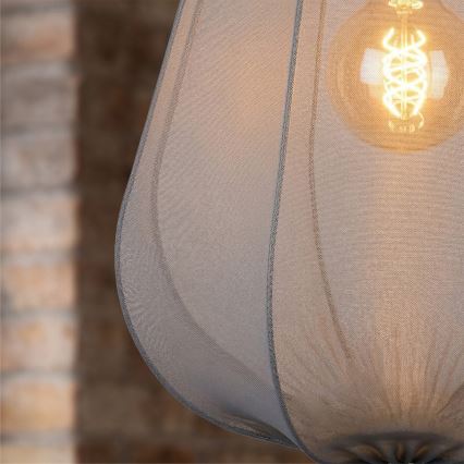 Brilagi - LED żyrandol na lince ARVEN 1xE27/8W/230V śr. 37 cm szary