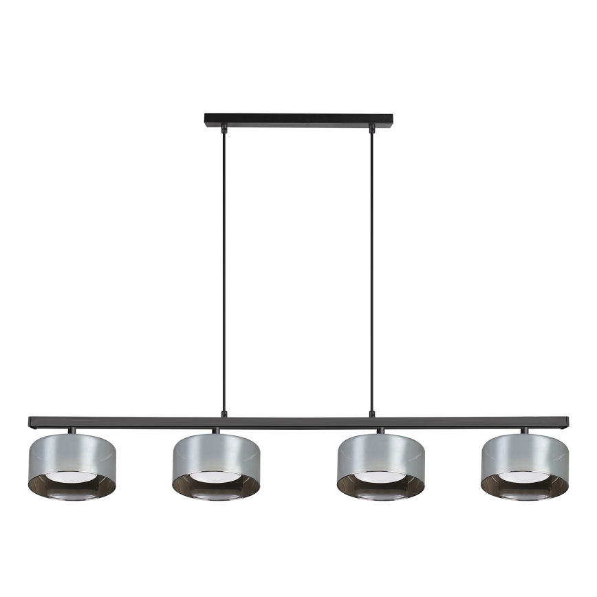 Brilagi - LED Żyrandol na lince AURA LUX 4xGX53/30W/230V czarny/przydymiony