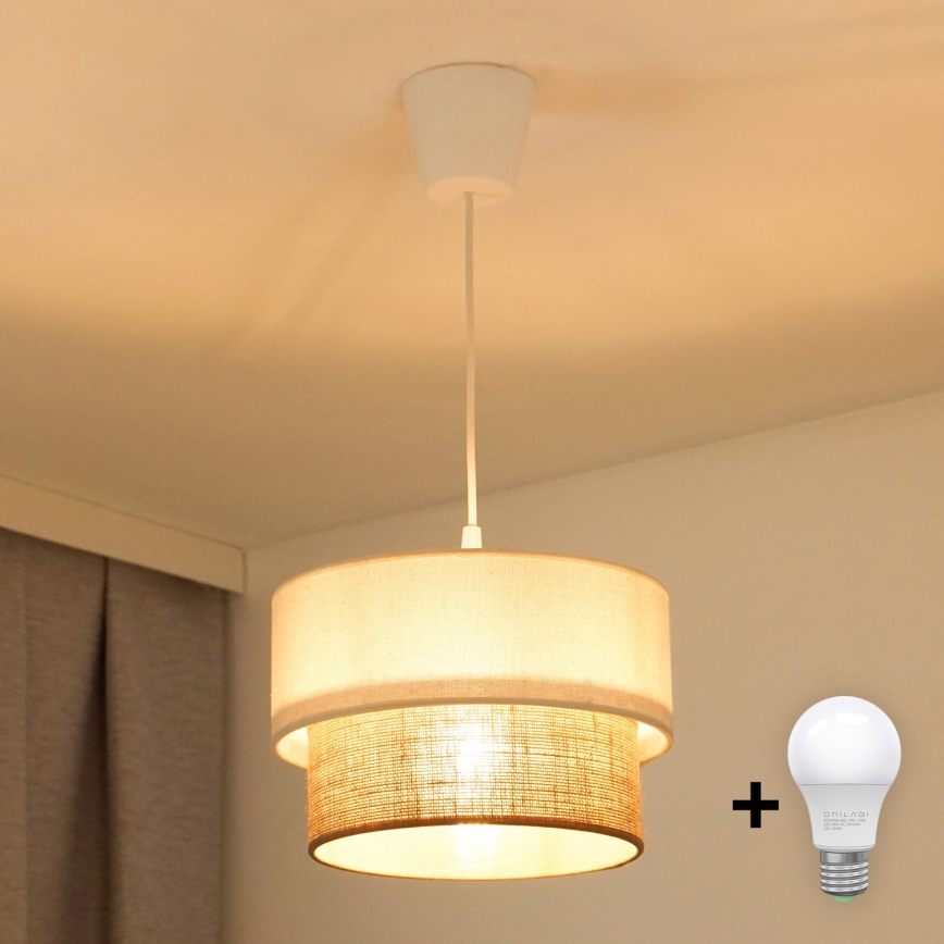 Brilagi - LED Żyrandol na lince BOHO STYLE 1xE27/15W/230V śr. 25 cm