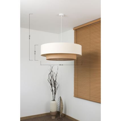 Brilagi - LED żyrandol na lince BOHO STYLE 3xE27/15W/230V Ø 80 cm