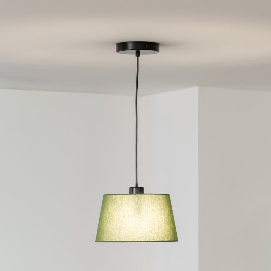 Brilagi - LED żyrandol na lince CERIA 1xE27/40W/230V, śr. 25 cm, zielony