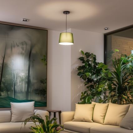 Brilagi - LED Żyrandol na lince CERIA 1xE27/40W/230V śr. 30 cm zielony