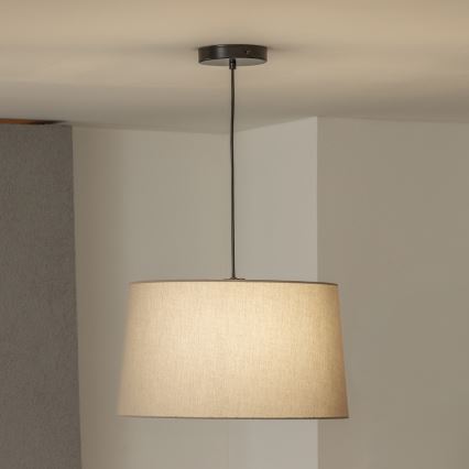 Brilagi - LED Żyrandol na lince CERIA 1xE27/40W/230V śr. 45 cm beżowy