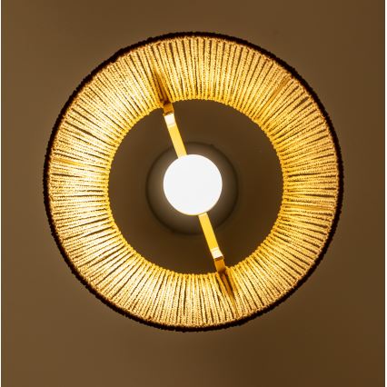 Brilagi - LED Żyrandol na lince CERIA BOHO 1xE27/40W/230V śr. 28 cm brązowy