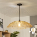 Brilagi - LED żyrandol na lince CERIA BOHO 1xE27/40W/230V śr. 70 cm brązowy