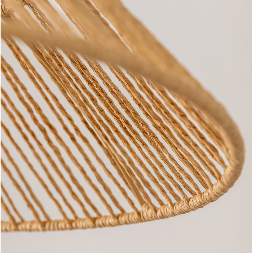 Brilagi - LED żyrandol na lince CERIA BOHO 1xE27/40W/230V śr. 70 cm brązowy